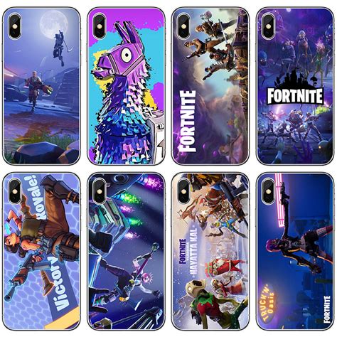fortnite game royal battle tpu rubber cover case  apple iphone xs max ebay