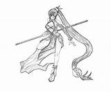 Blazblue Trigger Calamity Litchi Faye Ling Character Coloring Pages Profil Another sketch template