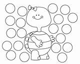 Dot Coloring Dauber Pages Bingo Do Worksheets Template Cover Printable Painting Preschool Print Marker Roll Printables Color Sheets Dots Paint sketch template