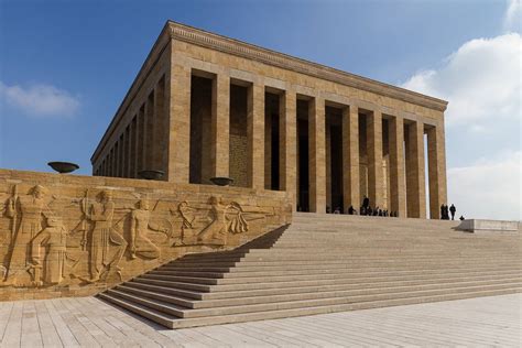 ankara anitkabir mausoleum  mustafa kemal atatuerk turkey