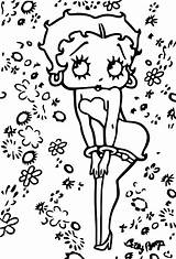 Betty Boop Coloring Wecoloringpage sketch template