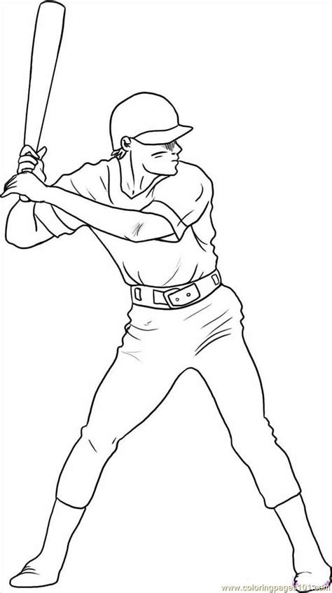 baseball player coloring pages   printable coloring pages