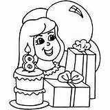 Coloring Birthday Pages Girl Girls 8th Adults Getcolorings 4th Boob Printable Card Getdrawings Colorings sketch template