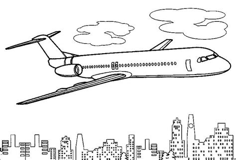 airplane coloring pages  print