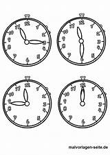 Uhrzeiten Uhrzeit Malvorlage Uhren Ausmalen Ausmalbilder Lernen Grafik Malvorlagen sketch template