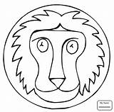 Coloring Pages Lion Lions Sign Sagittarius Outline Signs Star Traceable Color Printable Sitting Little Getcolorings Print Fantasy Drawing Clipart Zodiac sketch template