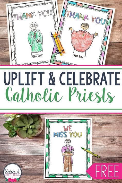 uplifting catholic priests   printable   notes sara