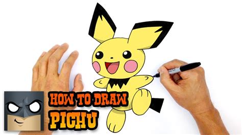 draw pichu pokemon youtube