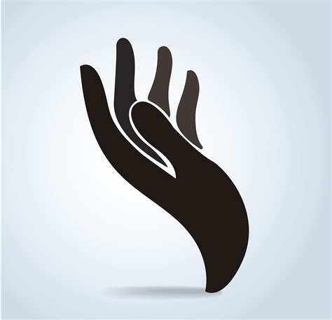 hand design icon hand logo vector illustration  vector art