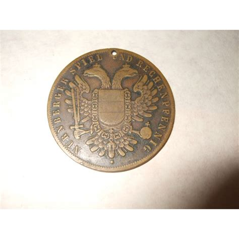medaliemoneda german lauer nurnberger spiel und rechenpfennig coin arhiva okaziiro