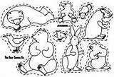 Snores Stick Animals Figures Teddy Kindergarten sketch template