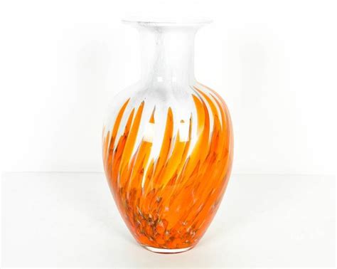 Tall Mid Century Modern Art Deco Style Murano Glass Piece For Sale At