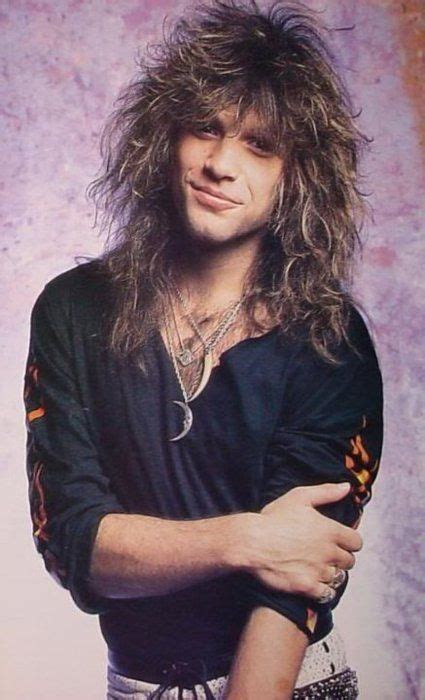 jon bon jovi at the meadowlands in the 80s description from pinterest