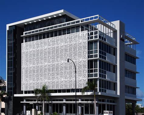 architectural metal cladding perforated wall panels