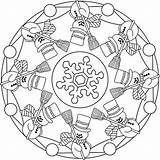 Mandala Coloriages Mandalas Coloriage Invierno Jul Inverno Doodle Maternelle Mandales Colorier Hivern sketch template