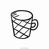 Colouring Cup Clipart Coloring Webstockreview Tea Pages sketch template