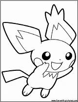 Pichu Pikachu Pokemon Imprimer Laguerche sketch template