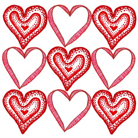 hearts valentines day card template  iwork templates