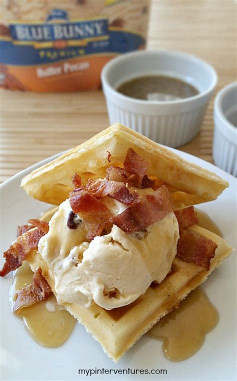 waffle ice cream  maple butter syrup bacon  pinterventures