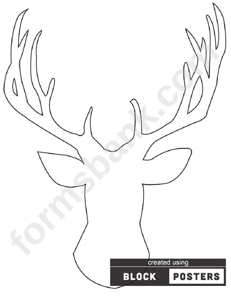deer head pattern deer head deer pattern