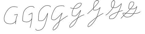 G Handwriting Bilscreen