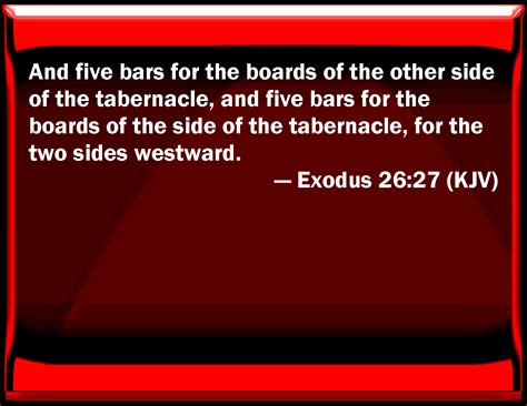 exodus    bars   boards    side