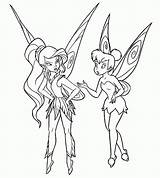 Tinkerbell Azcoloring sketch template