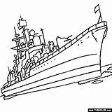 Battleship Destroyer Designlooter Warship Sovremenny sketch template