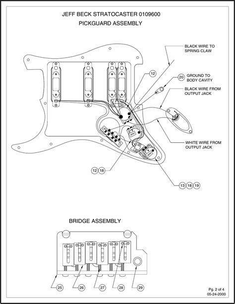 fender gen  noiseless stratocaster pickups wiring diagram diagrams resume template
