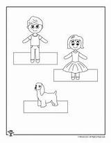 Finger Puppets Printable Boy Girl Cut Color Kids Puppy Activities sketch template