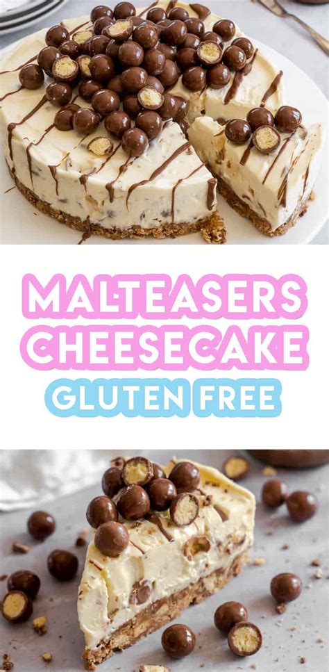 Gluten Free Malteasers Cheesecake Recipe No Bake Schar