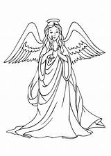 Engel Ausmalbilder Angels Malvorlagen Dinokids Momjunction sketch template