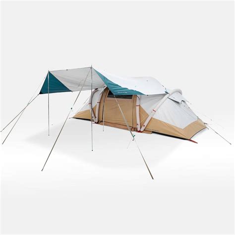 multifunction tarp camping shelter fresh xl quechua decathlon