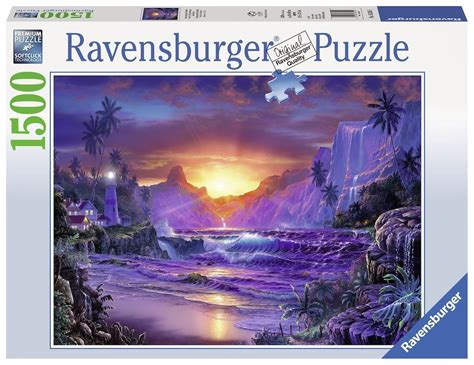 sunrise  paradise  piece jigsaw puzzle ravensburger