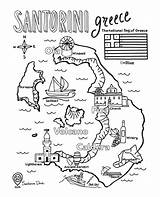 Santorini Santorinidave Maps sketch template