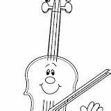Violin Coloring Pages Post sketch template