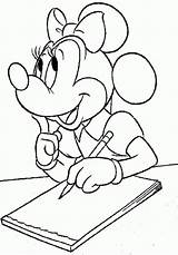 Minnie Coloring Bestappsforkids Ears sketch template