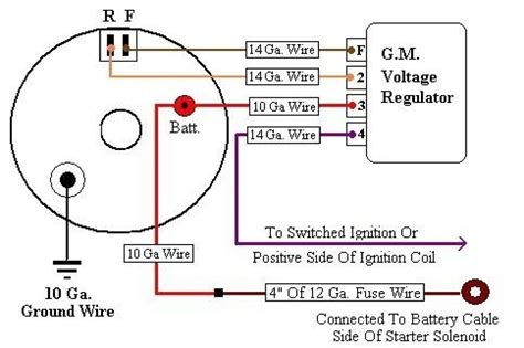 gm external regulator alternator wiring   maker