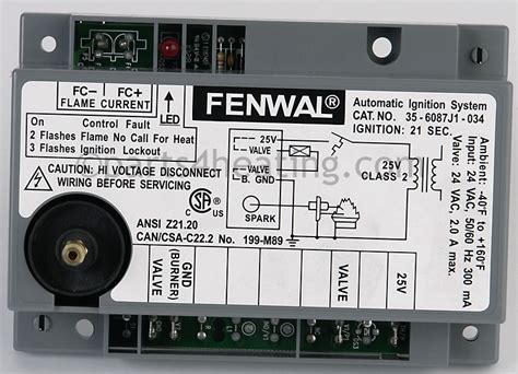 partsheatingcom fenwal    ignition control board