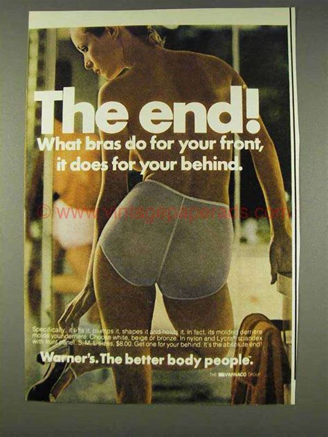 1977 warner s the end brief ad for your behind
