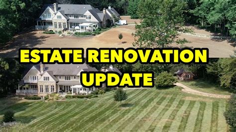 massive  square feet estate renovation  year update youtube