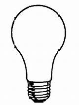 Bulb Bombilla Lightbulb Clipartmag sketch template