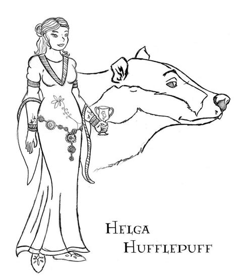 harry potter hufflepuff crest coloring pages coloring pages
