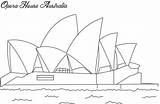 Coloring Opera Sydney House Kids Pages Colouring Drawing Studyvillage Operah Landmarks Australia Building Template Famous Print Worksheet Printable Simple Line sketch template