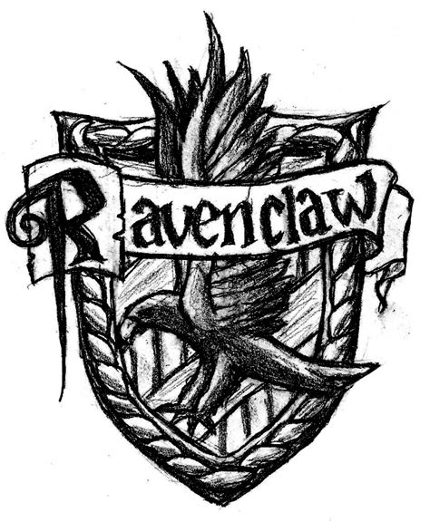 harry potter ravenclaw  colouring pages