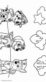 Paw Patrol Coloring Pages Zuma Chase Marshall Print Printable Look Other sketch template