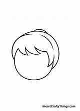 Ponytail sketch template