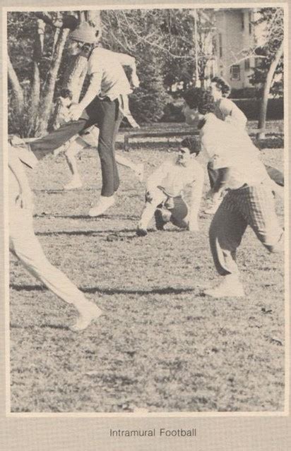 Yearbook 84 Intramural Football Grinnell College Class