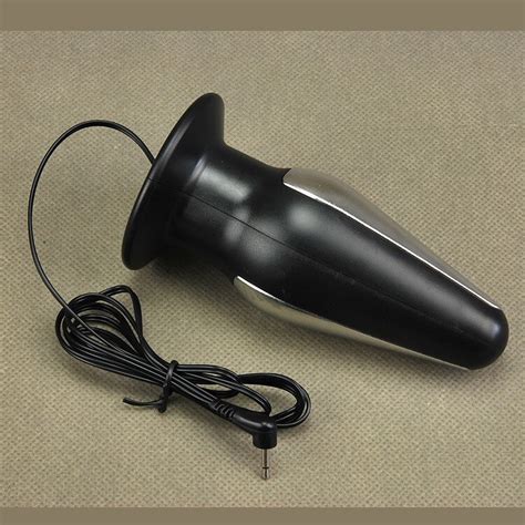 electric shock accessories large size anal plug for man female