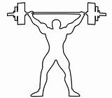 Lifting Drawing Weights Man Strong Line Background Silhouette Stock Illustration Lift Weightlifting Clipart Abstract Sport Dreamstime 3d Preview Depositphotos sketch template